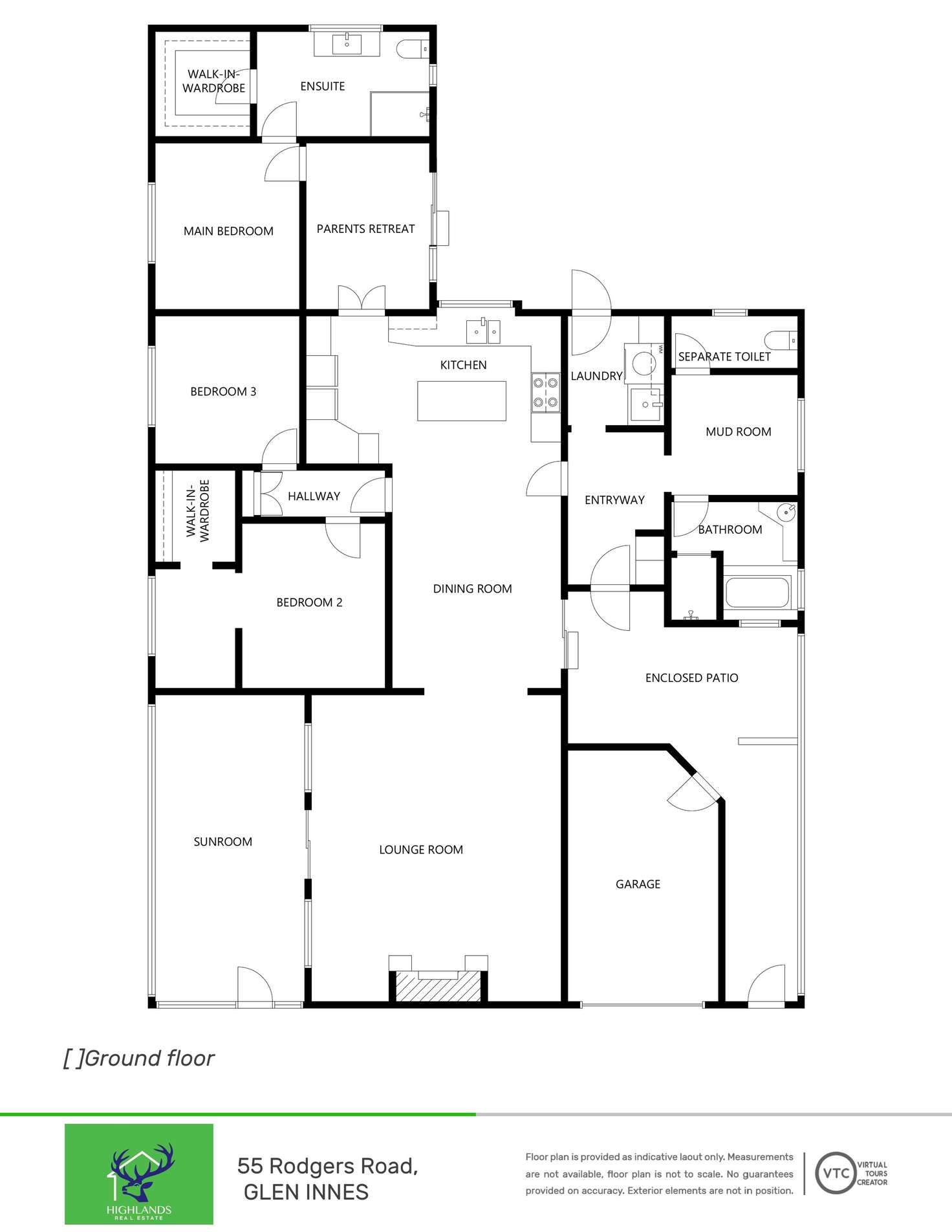 Floorplan of Homely house listing, 55 Rodgers Road, Glen Innes NSW 2370