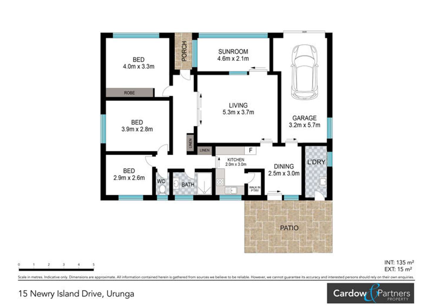 Floorplan of Homely house listing, 15 Newry Island Drive, Urunga NSW 2455