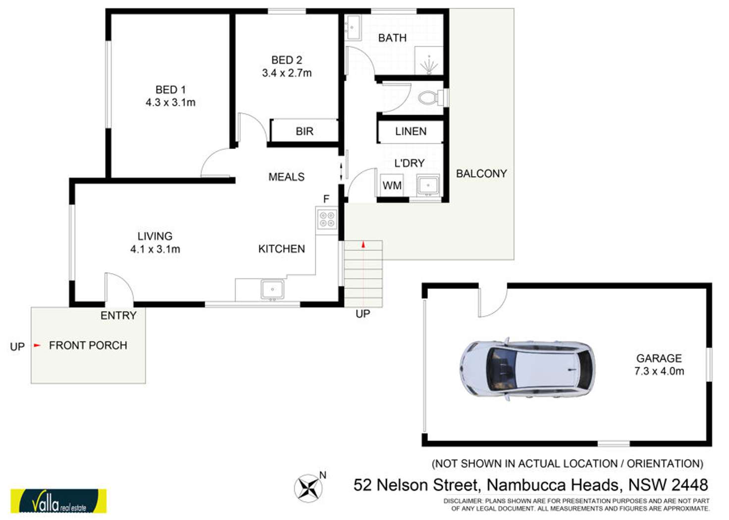 Floorplan of Homely house listing, 52 NELSON STREET, Nambucca Heads NSW 2448