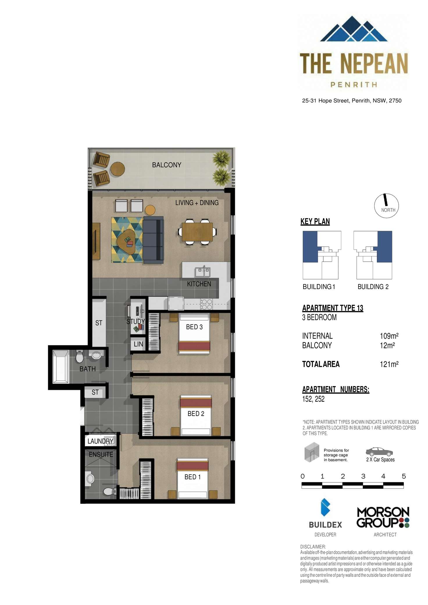 Floorplan of Homely unit listing, 252/25-31 Hope Street, Penrith NSW 2750