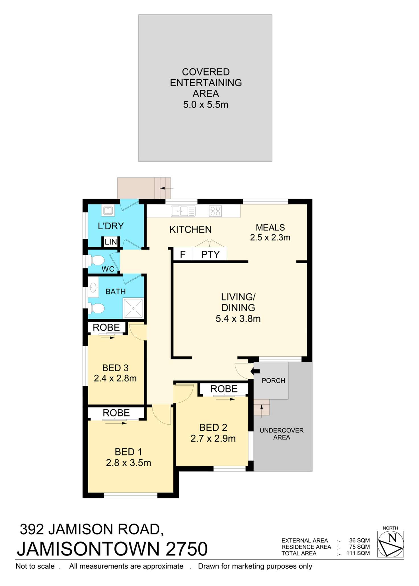Floorplan of Homely house listing, 392 Jamison Road, Jamisontown NSW 2750