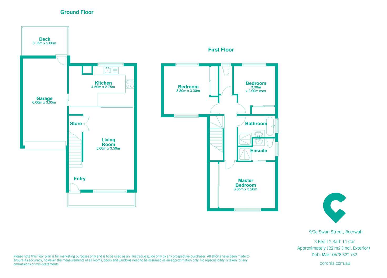 Floorplan of Homely house listing, 9/2A Swan Street, Beerwah QLD 4519