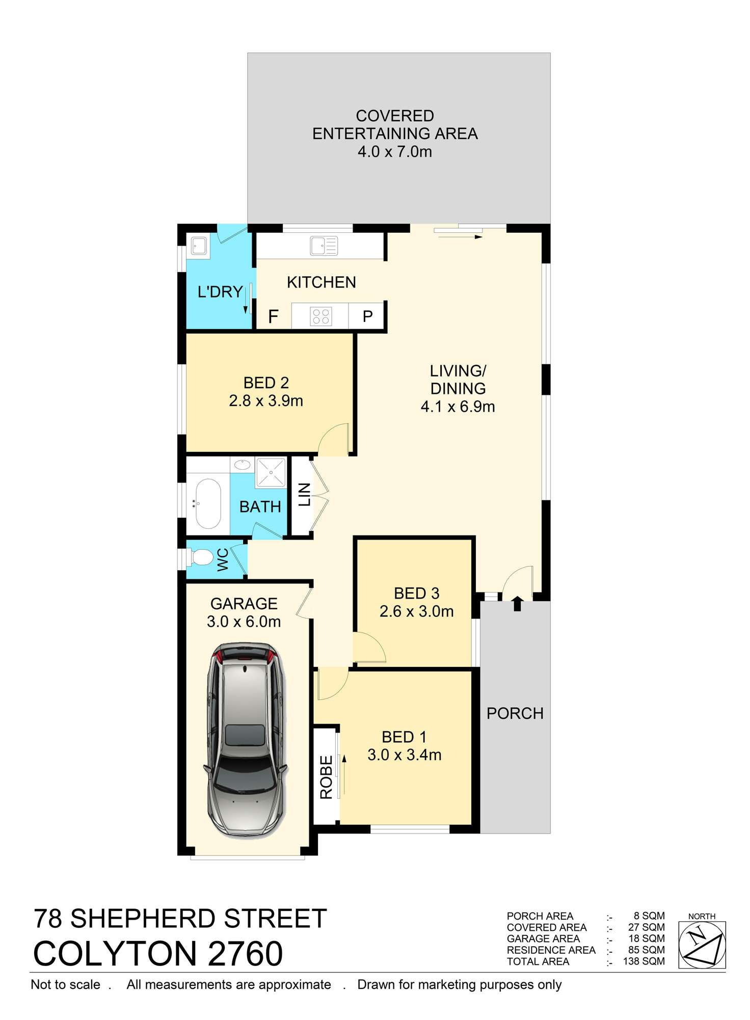 Floorplan of Homely house listing, 78 Shepherd Street, Colyton NSW 2760