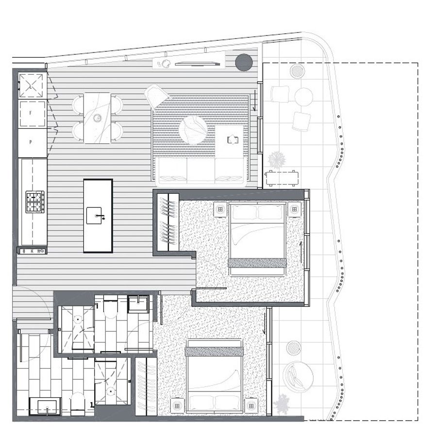 Floorplan of Homely apartment listing, Lot605/188 Ballarat Road, Footscray VIC 3011