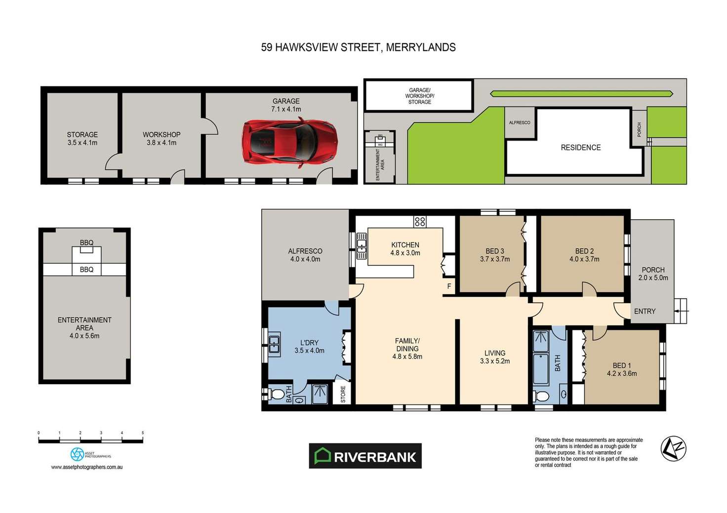 Floorplan of Homely house listing, 59 Hawksview Street, Merrylands NSW 2160