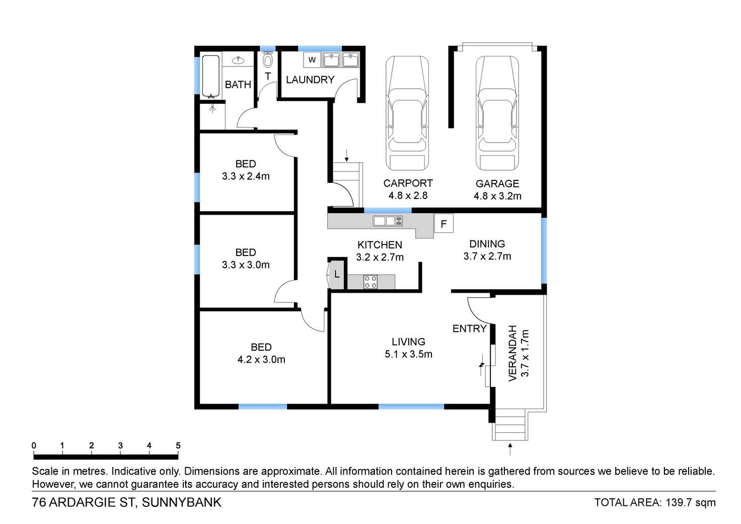 Floorplan of Homely house listing, 76 Ardargie Street, Sunnybank QLD 4109