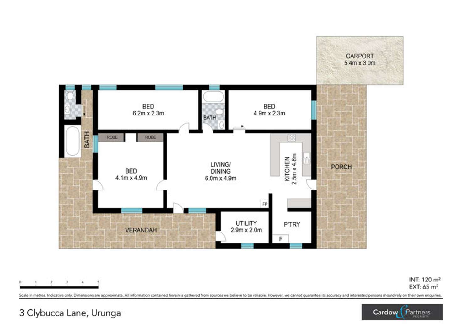 Floorplan of Homely house listing, 3 Clybucca Lane, Urunga NSW 2455