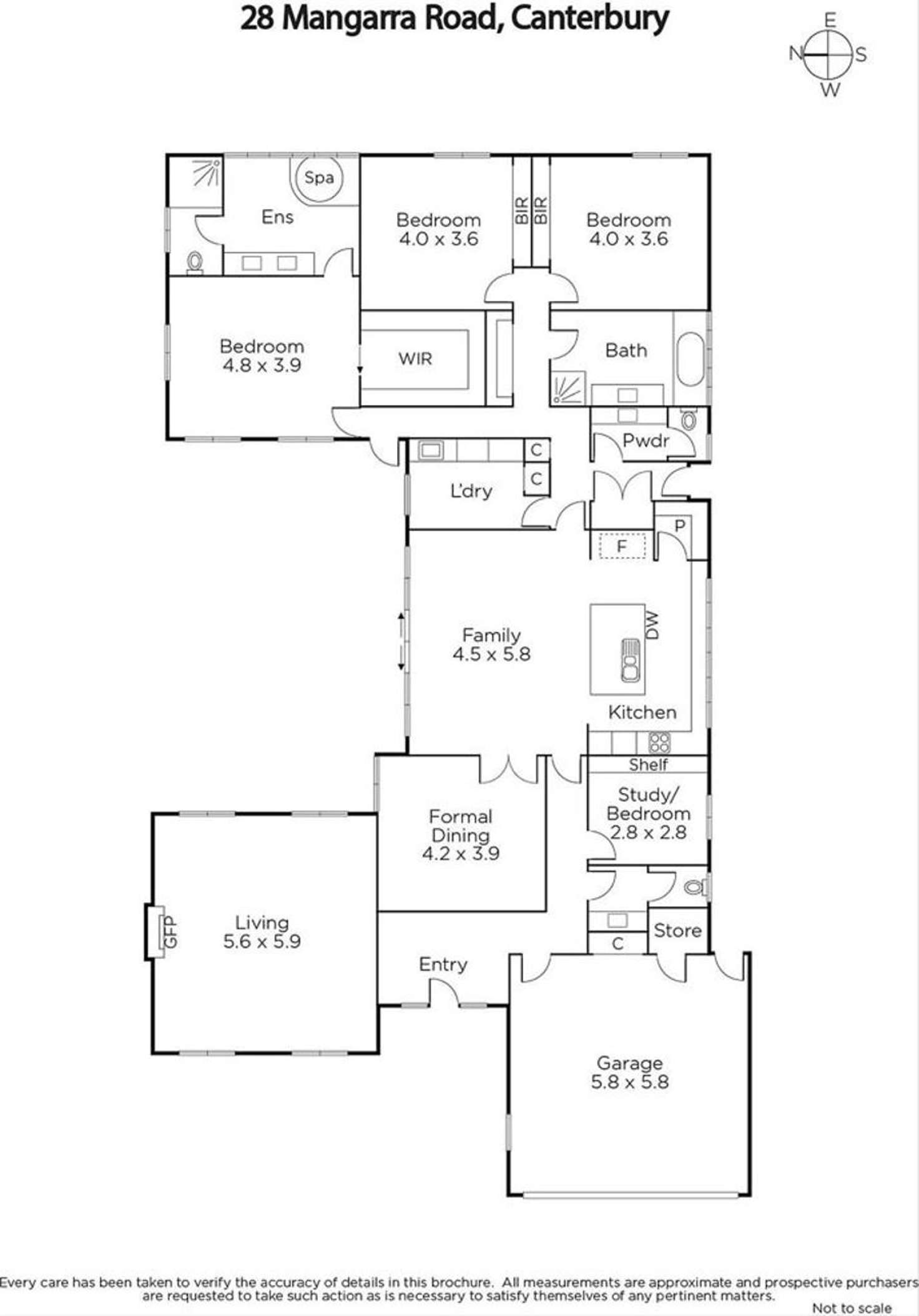 Floorplan of Homely house listing, 28 Mangarra Road, Canterbury VIC 3126