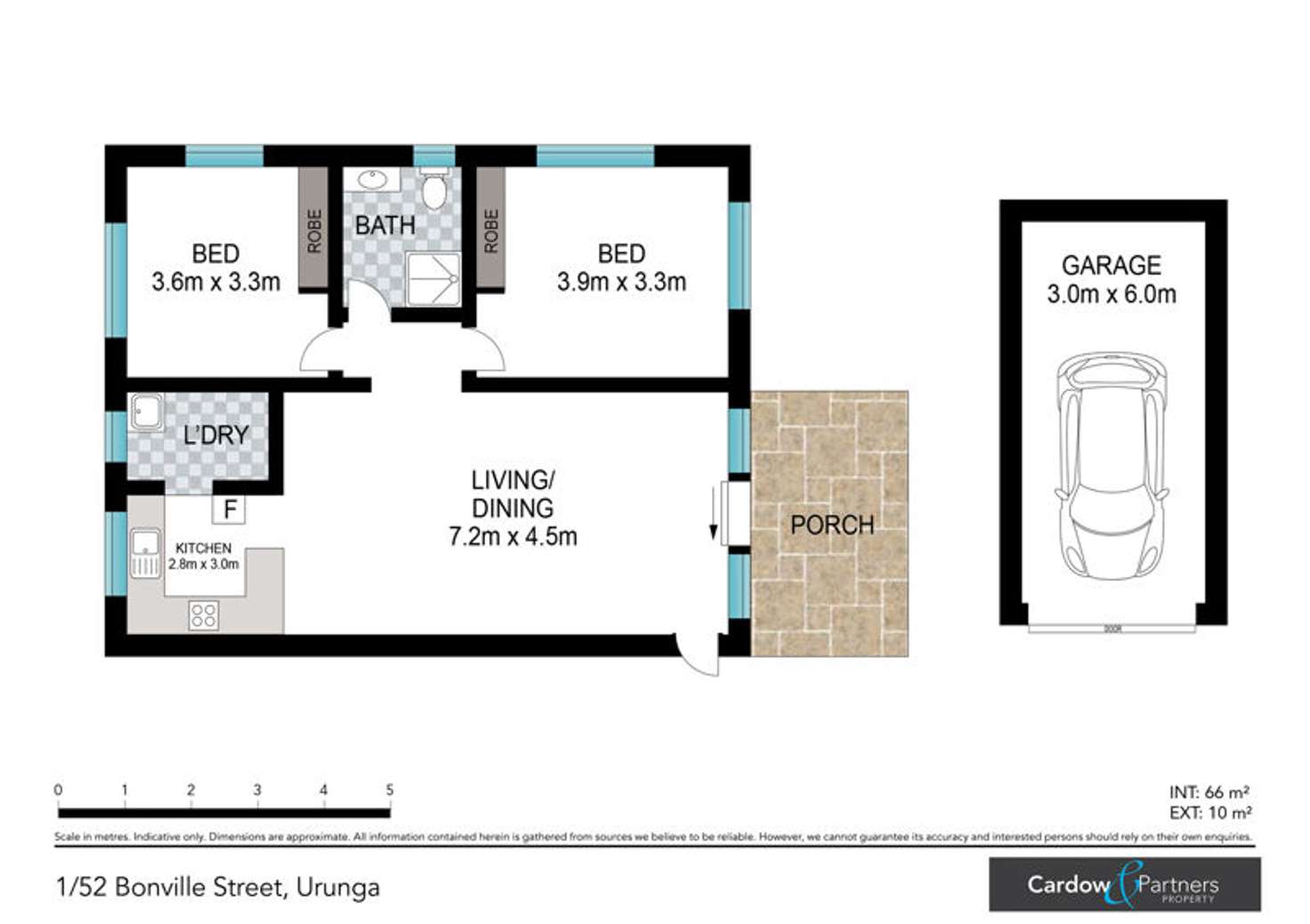 Floorplan of Homely unit listing, 1/52 Bonville Street, Urunga NSW 2455