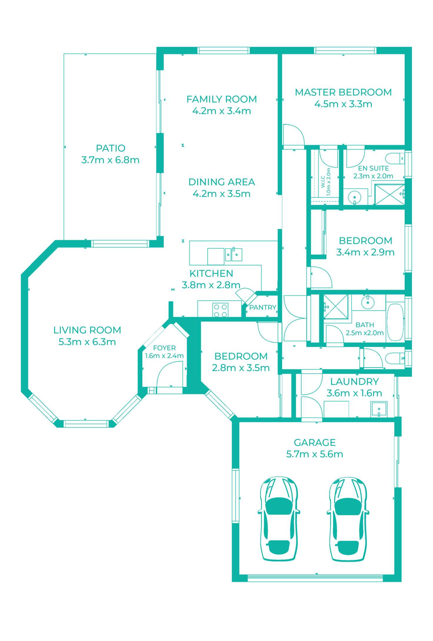 Floorplan of Homely house listing, 11 BUTLEIGH CT, Narangba QLD 4504