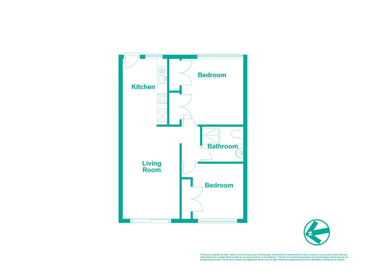 Floorplan of Homely unit listing, 4/38 Alderson Street, Newmarket QLD 4051