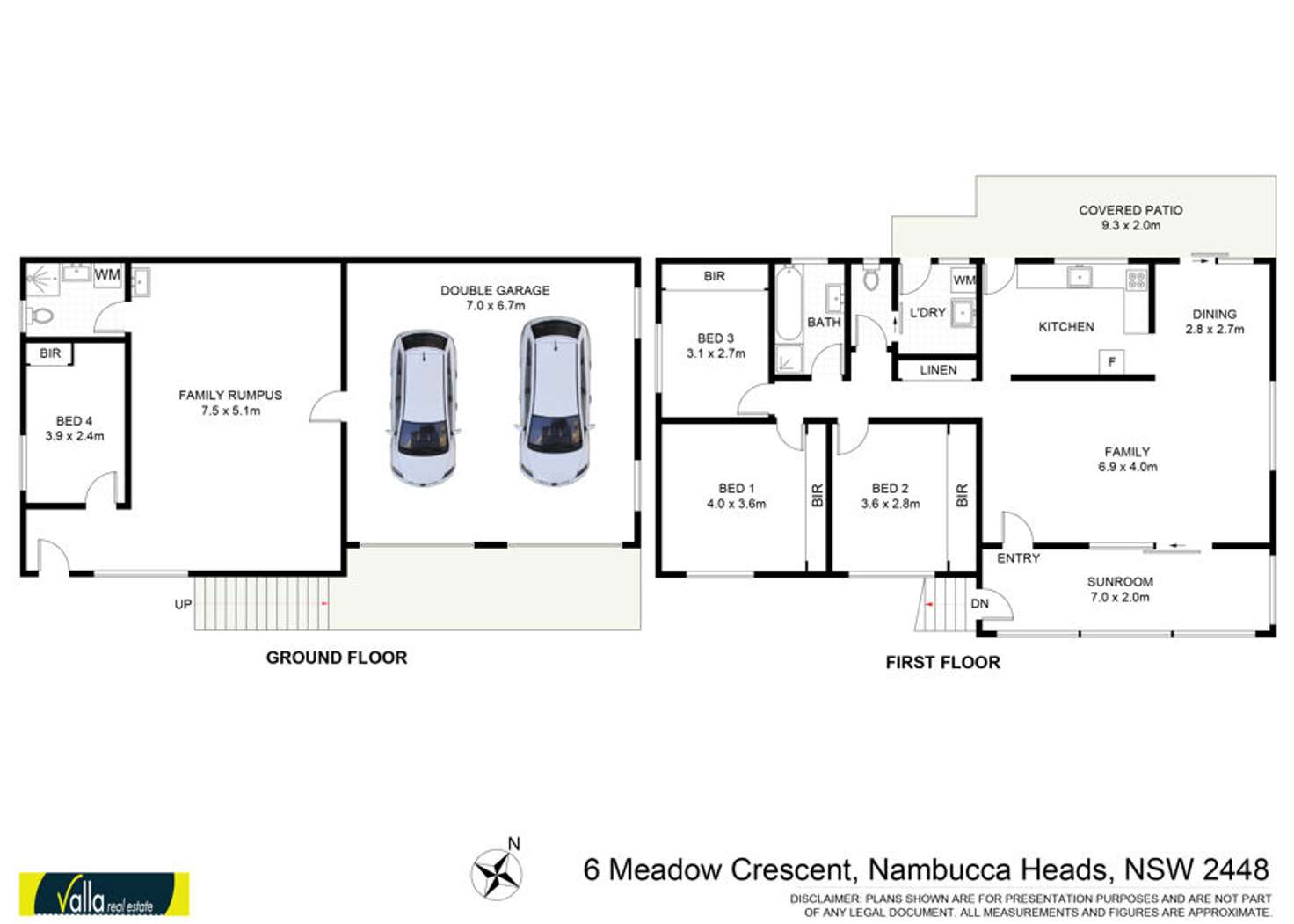 Floorplan of Homely house listing, 6 Meadow Crescent, Nambucca Heads NSW 2448