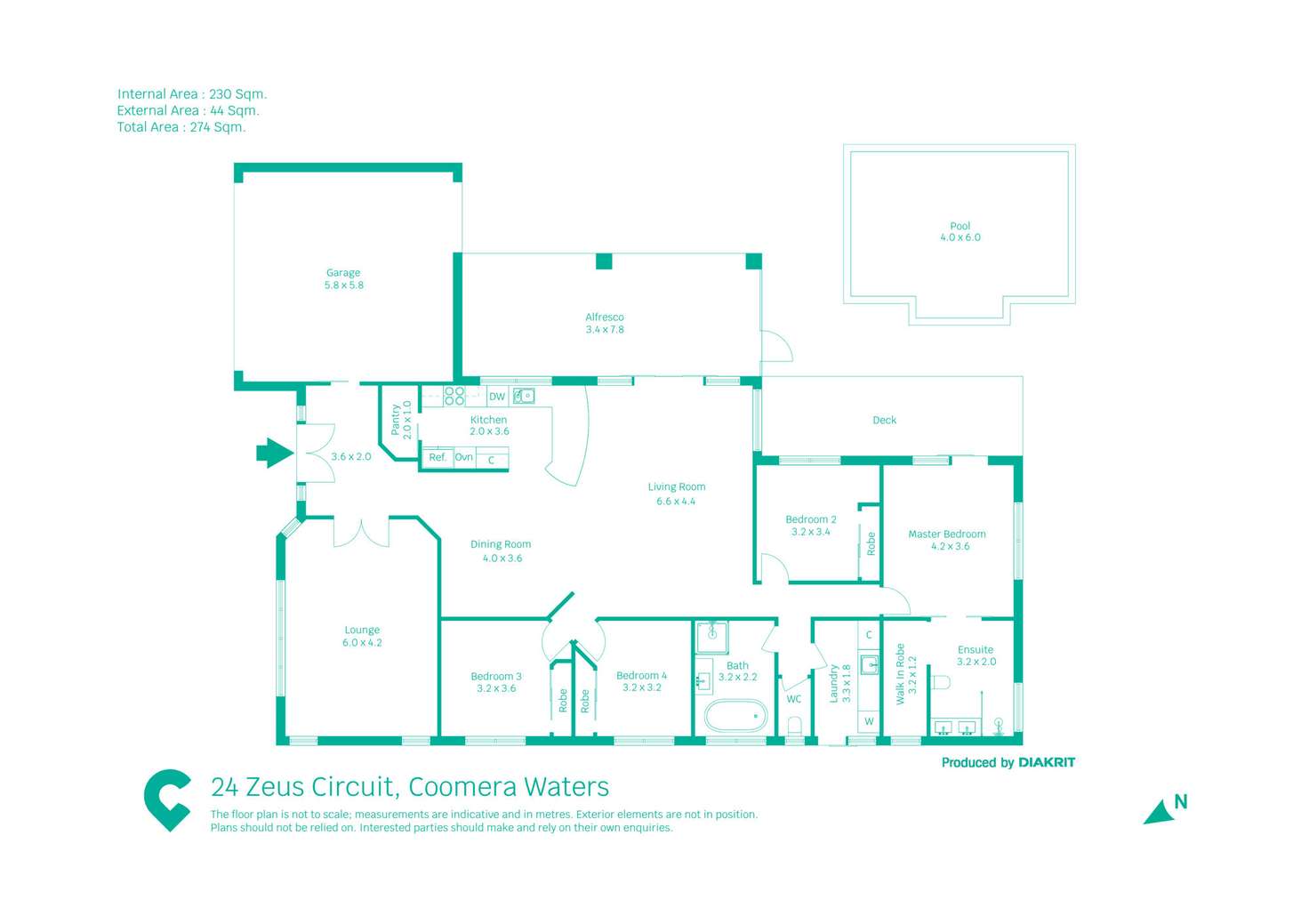 Floorplan of Homely house listing, 24 Zeus Circuit, Coomera Waters QLD 4209