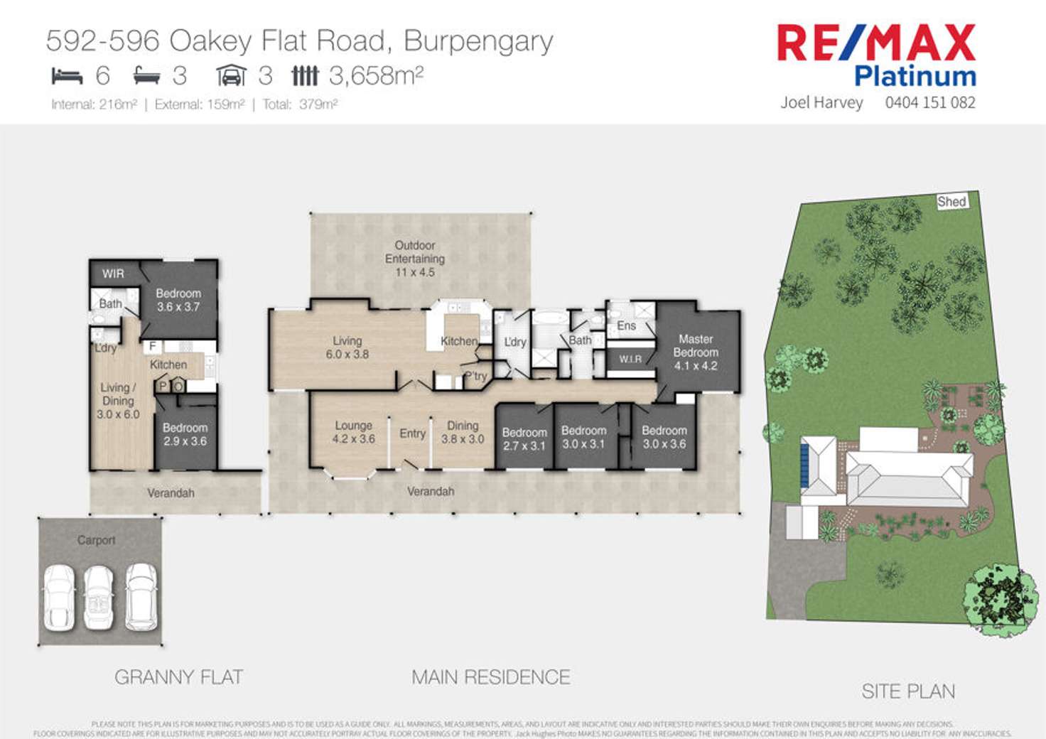 Floorplan of Homely house listing, 592-596 Oakey Flat Road, Burpengary QLD 4505