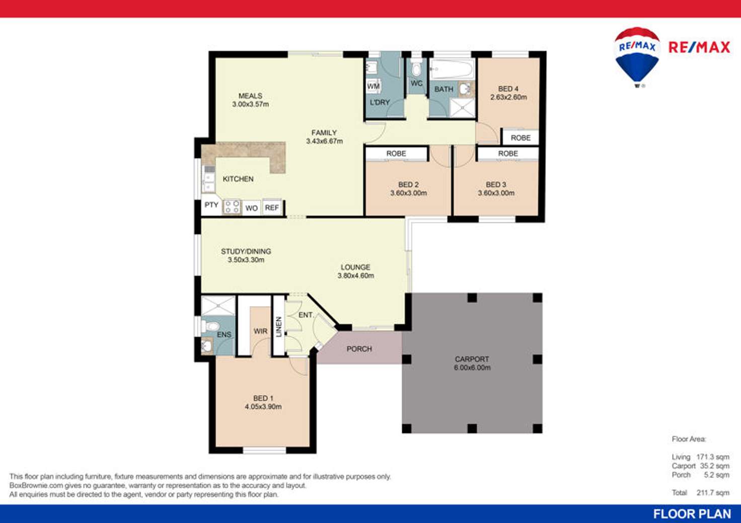 Floorplan of Homely house listing, 5 Elwood Court, Eatons Hill QLD 4037