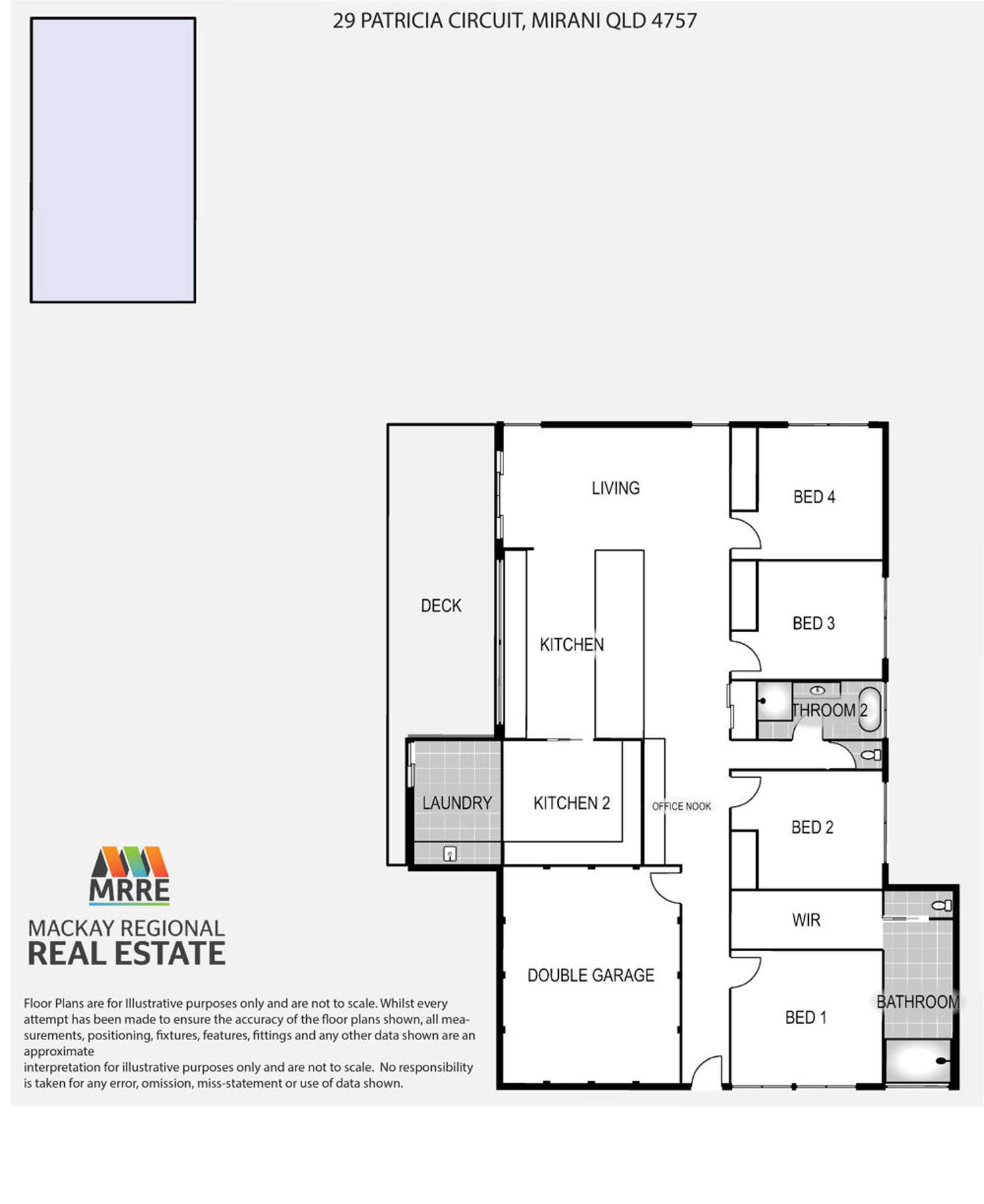 Floorplan of Homely house listing, 29 Patricia Circuit, Mirani QLD 4754