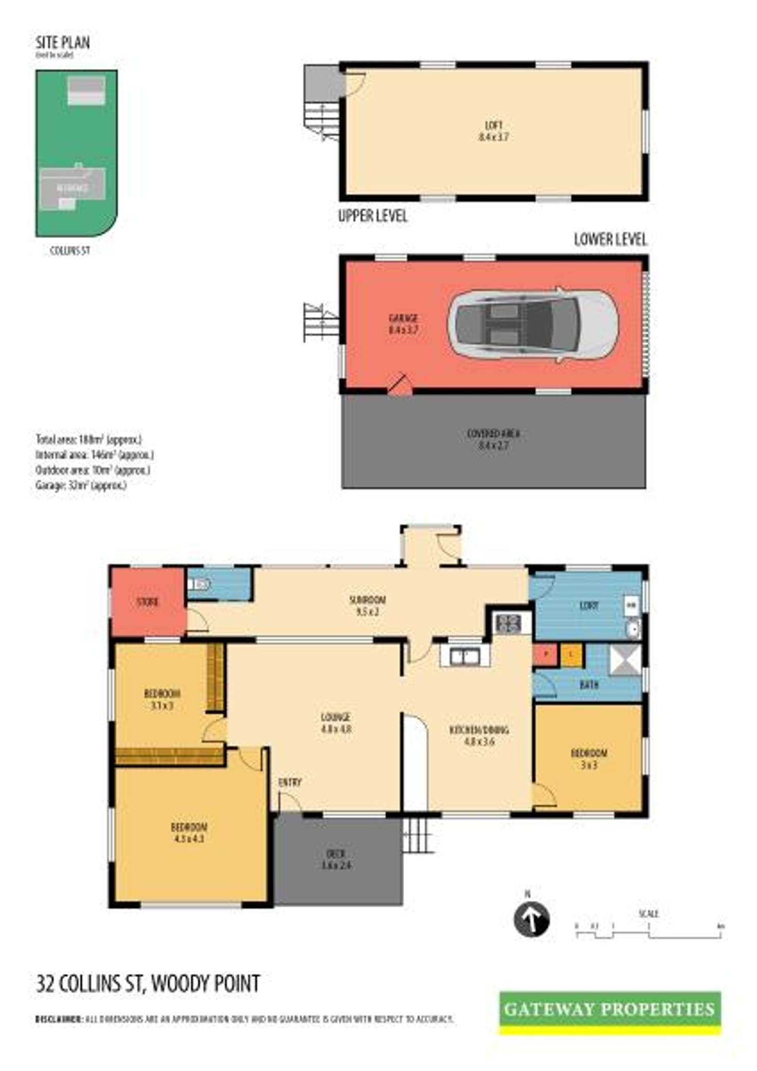 Floorplan of Homely house listing, 32 COLLINS STREET, Woody Point QLD 4019