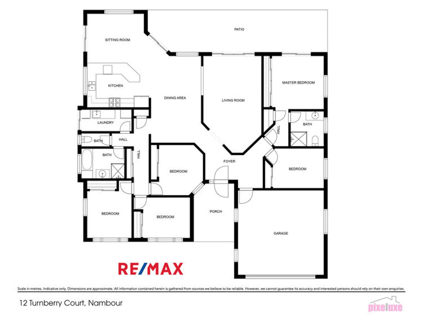 Floorplan of Homely house listing, 12 Turnberry Court, Nambour QLD 4560