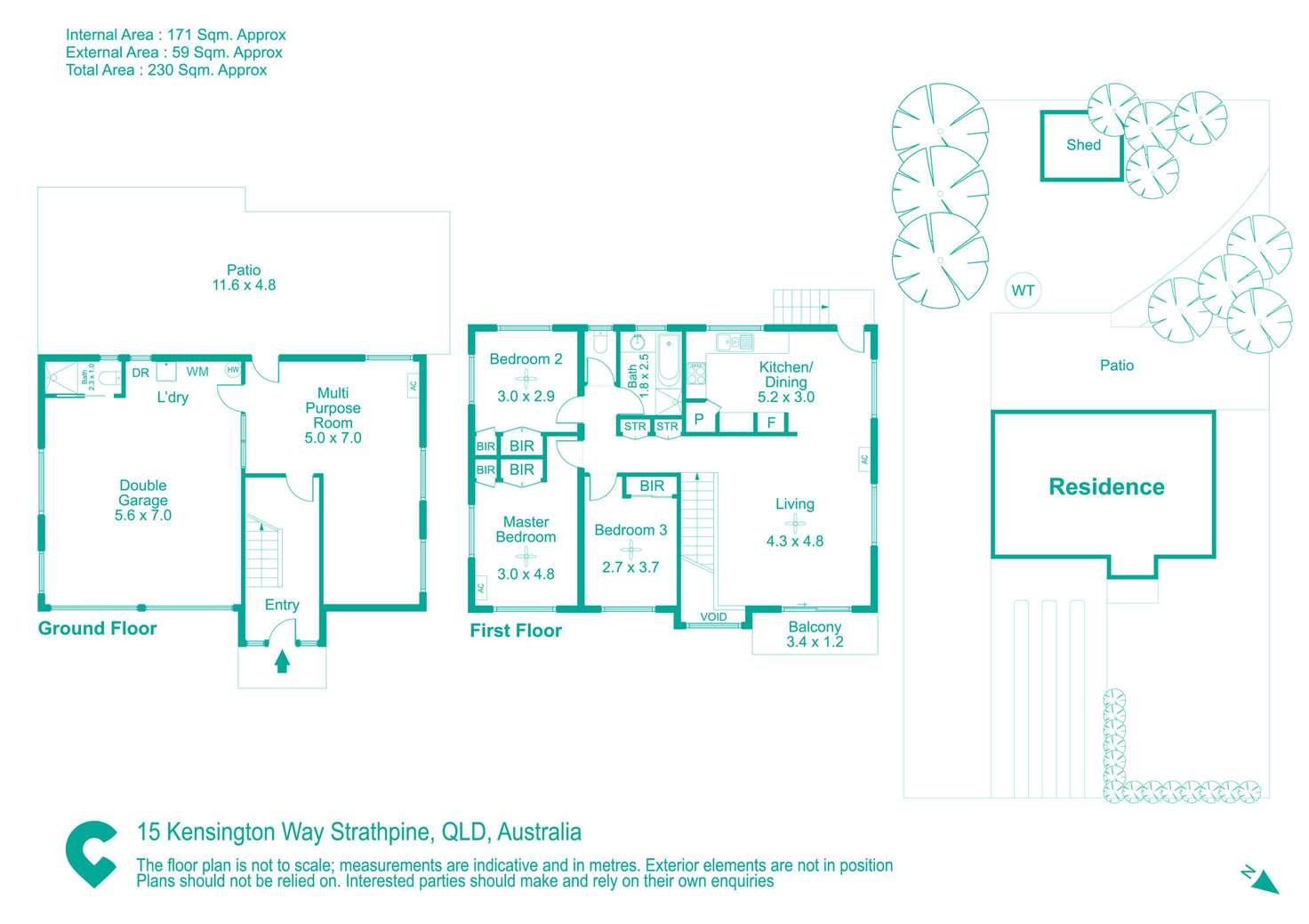 Floorplan of Homely house listing, 15 Kensington Way, Strathpine QLD 4500