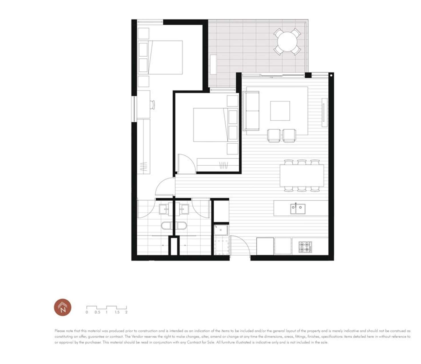 Floorplan of Homely unit listing, 311/20 Railway Street, Lidcombe NSW 2141