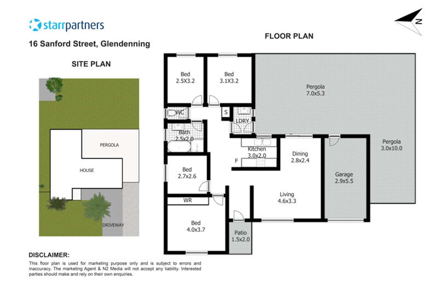 Floorplan of Homely house listing, 16 Sanford Street, Glendenning NSW 2761
