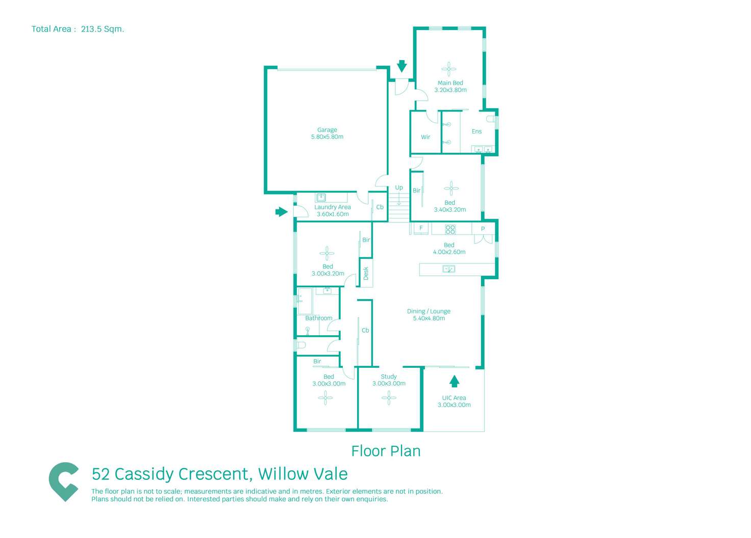 Floorplan of Homely house listing, 52 Cassidy Cres, Willow Vale QLD 4209