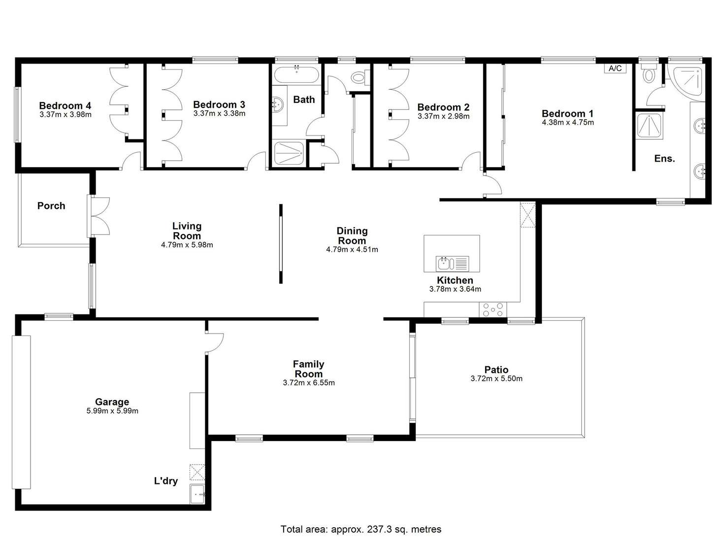 Floorplan of Homely house listing, 24 Queens Circuit, Geebung QLD 4034