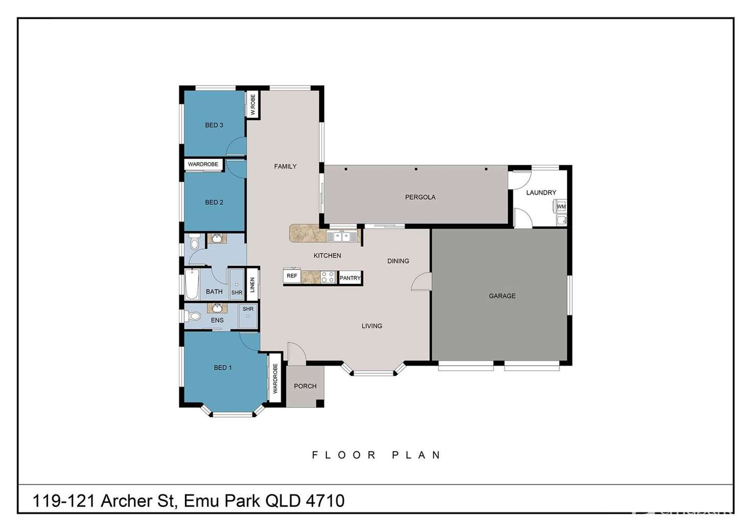 Floorplan of Homely house listing, 119-121 Archer Street, Emu Park QLD 4710