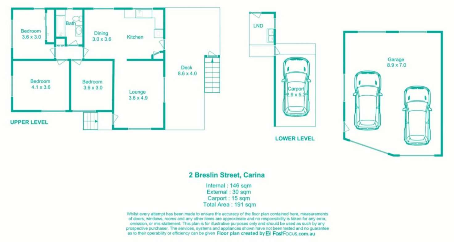 Floorplan of Homely house listing, 2 Breslin Street, Carina QLD 4152