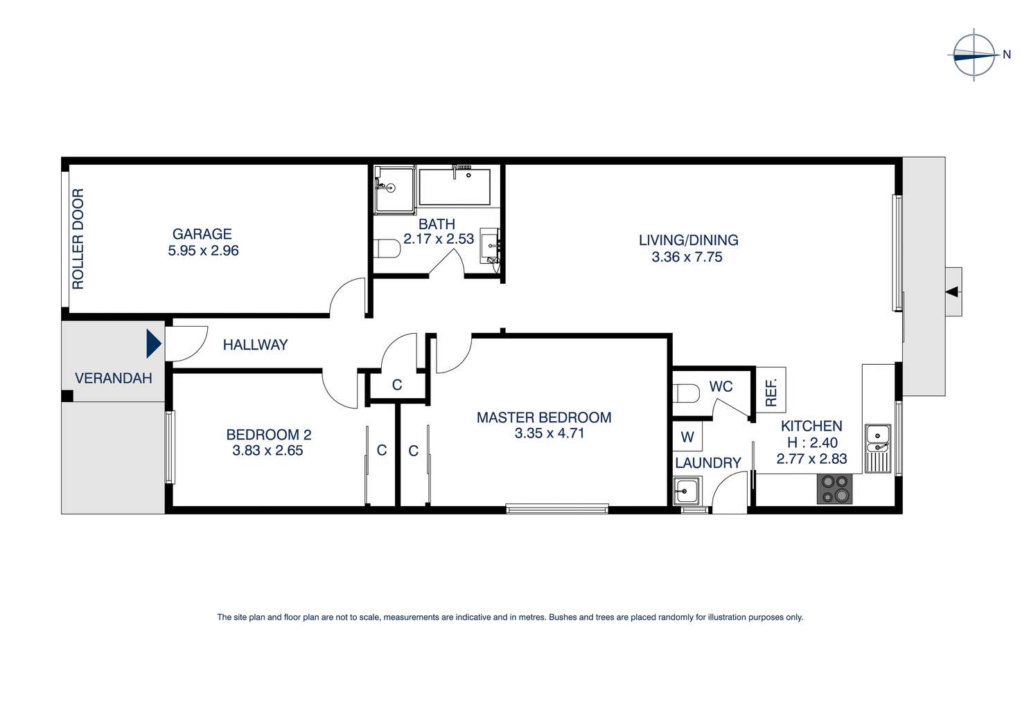 Floorplan of Homely villa listing, 8/67 Orwell Street, Blacktown NSW 2148