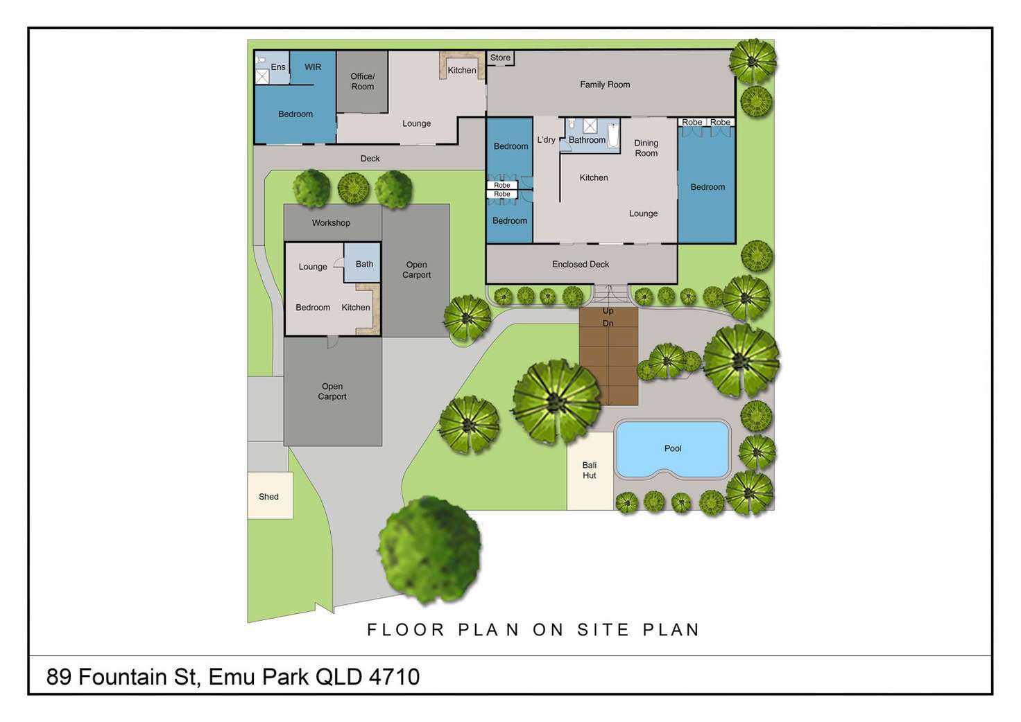 Floorplan of Homely house listing, 89 Fountain Street, Emu Park QLD 4710
