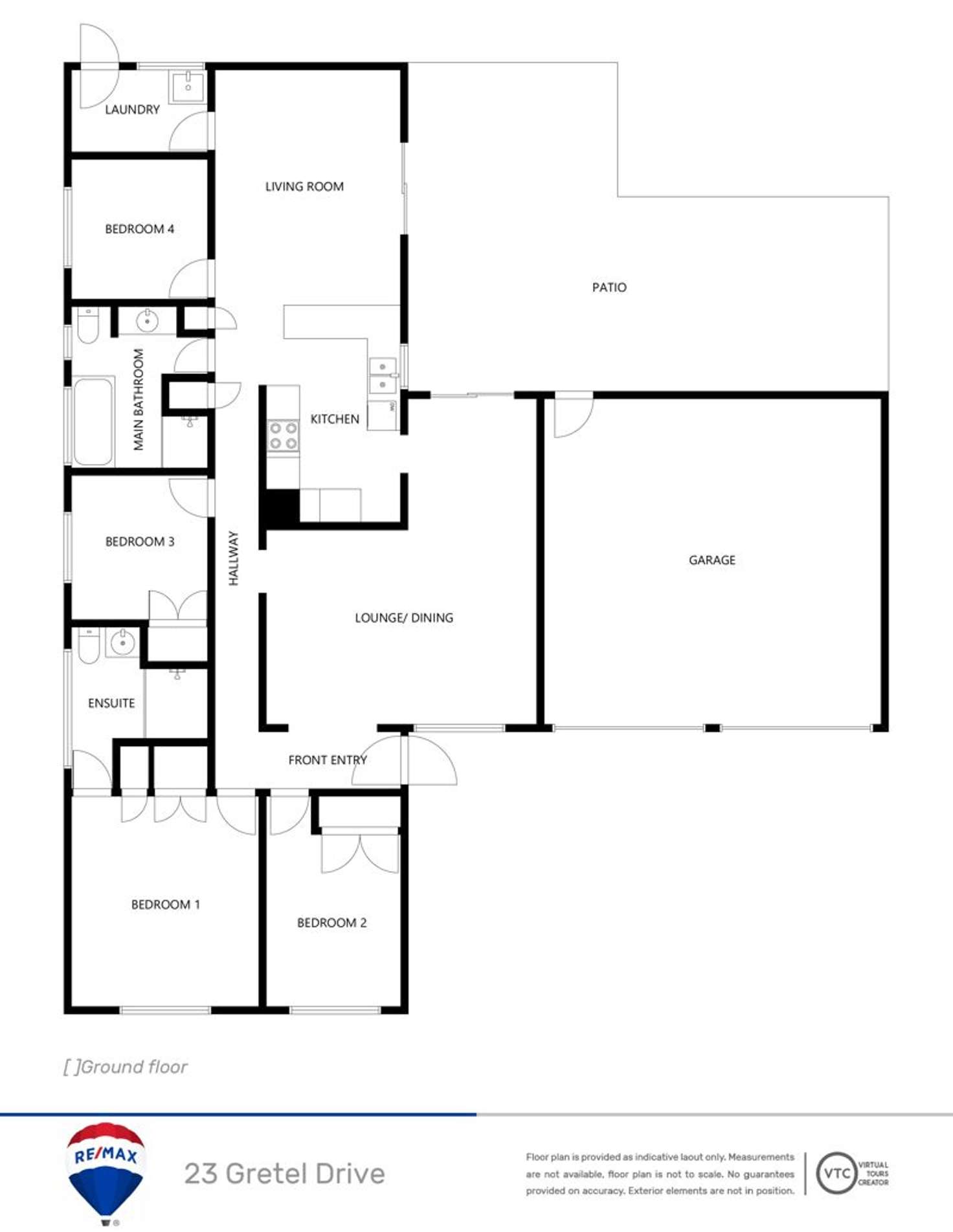 Floorplan of Homely house listing, 23 Gretel Drive, Clinton QLD 4680