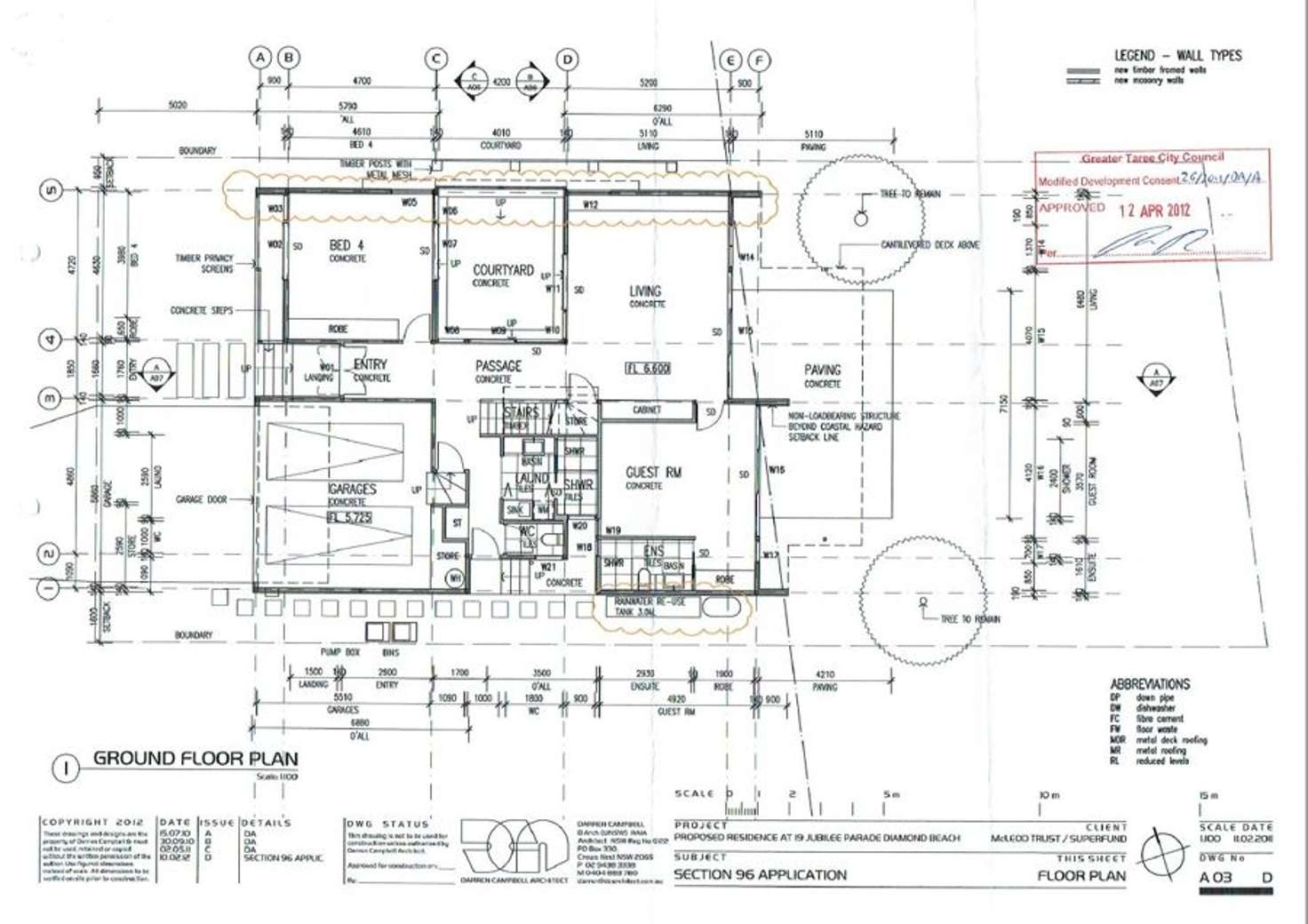 Floorplan of Homely residentialLand listing, 19 Jubilee Parade, Diamond Beach NSW 2430