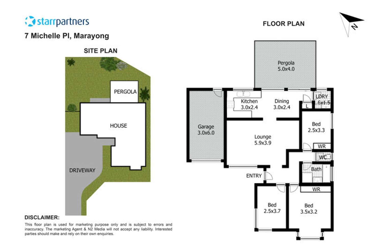 Floorplan of Homely house listing, 7 Michelle Place, Marayong NSW 2148