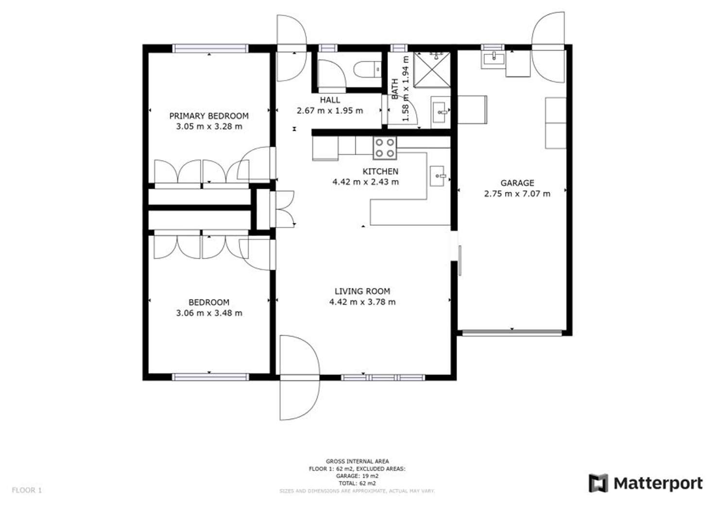 Floorplan of Homely unit listing, 4/8 Corambara Crescent, Toormina NSW 2452