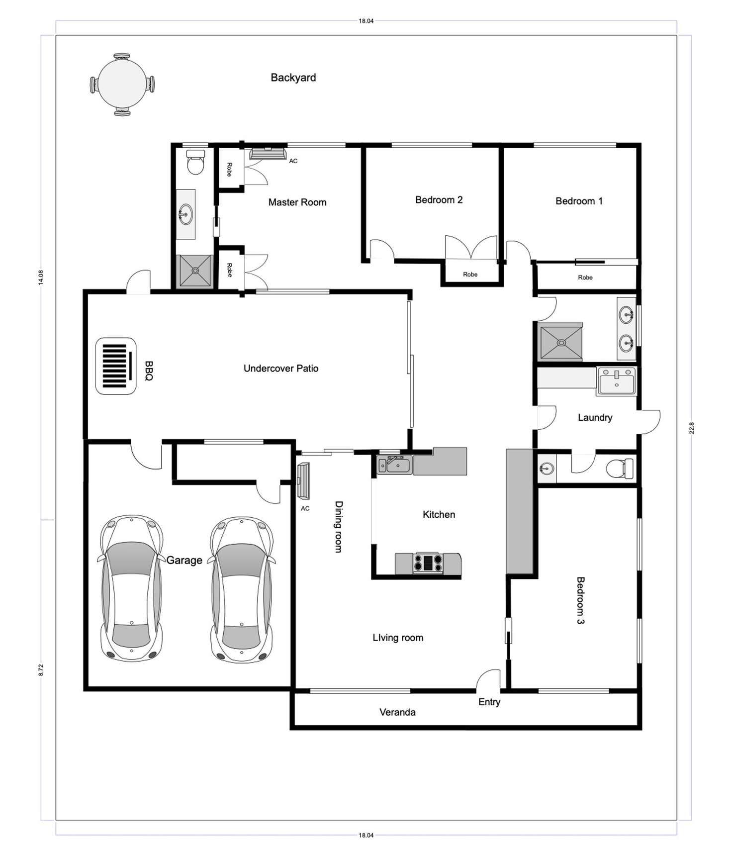 Floorplan of Homely house listing, 21 Tristan Street, Carindale QLD 4152