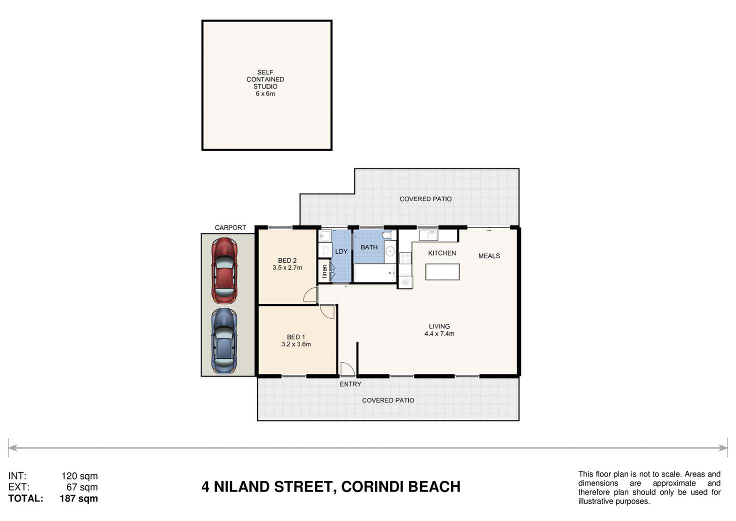 Floorplan of Homely house listing, 4 Niland Street, Corindi Beach NSW 2456