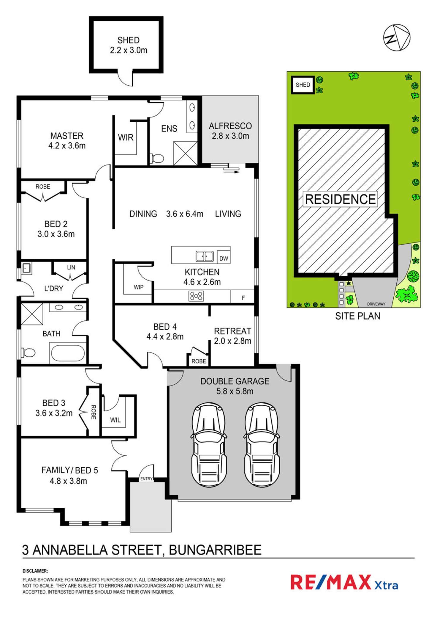 Floorplan of Homely house listing, 3 Annabella Street, Bungarribee NSW 2767