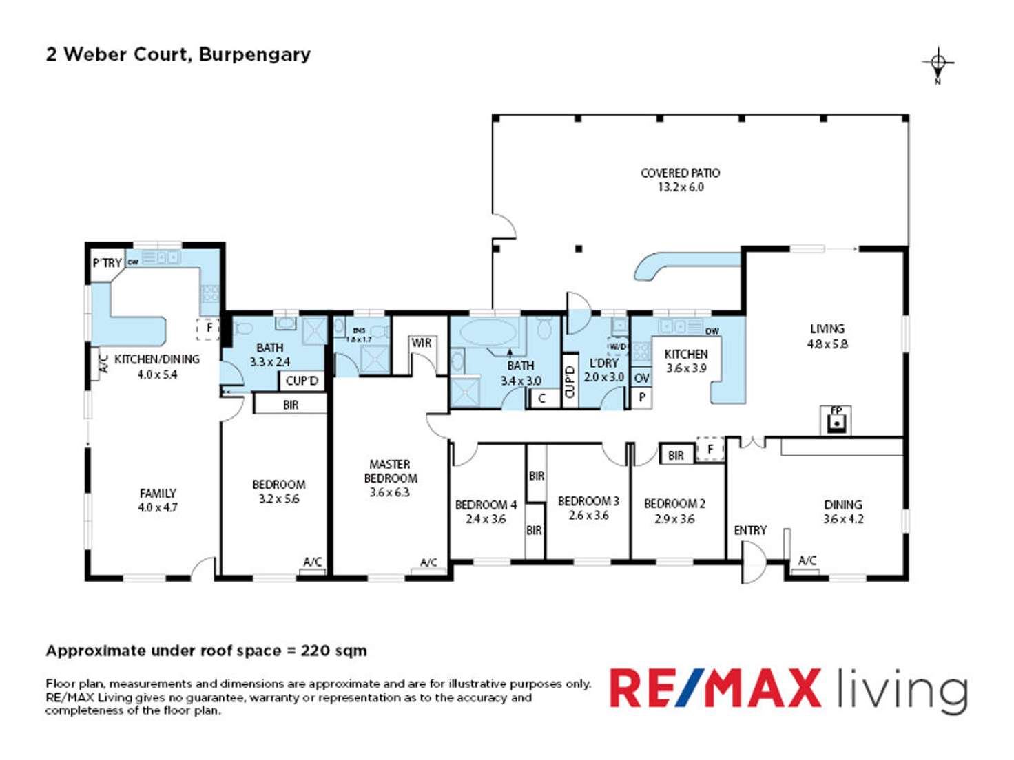 Floorplan of Homely house listing, 2 Weber Court, Burpengary QLD 4505