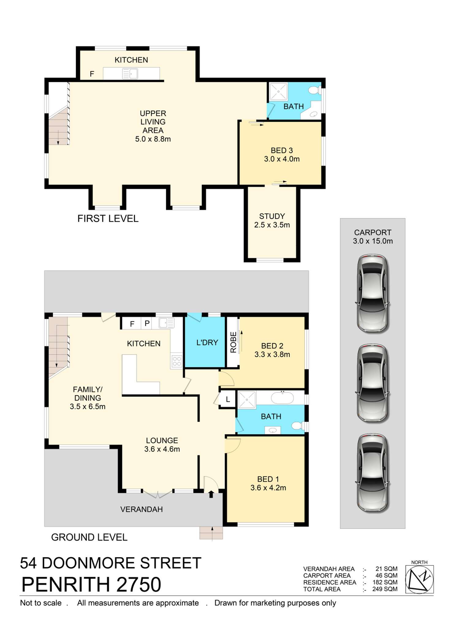 Floorplan of Homely house listing, 54 Doonmore Street, Penrith NSW 2750
