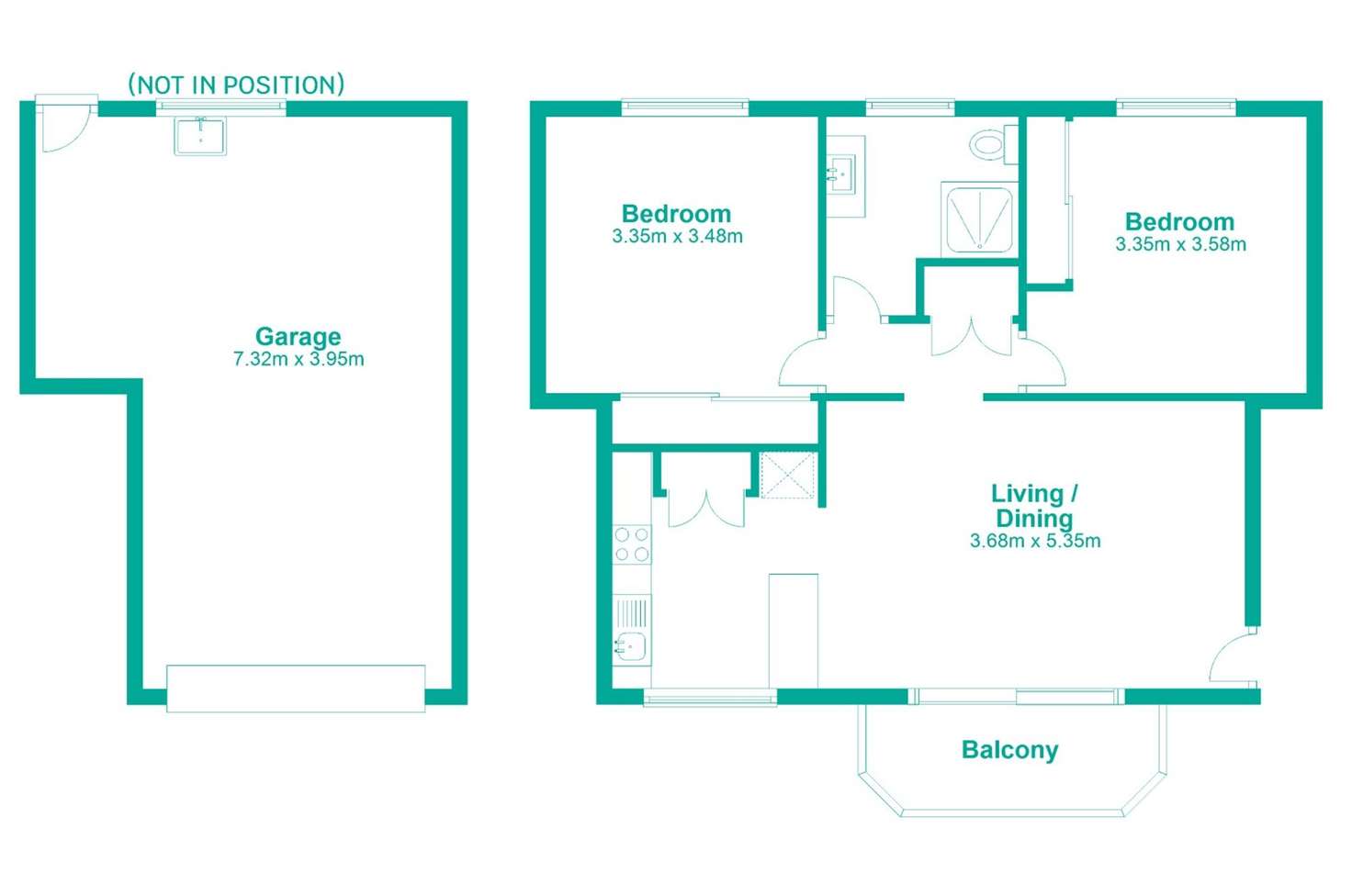 Floorplan of Homely apartment listing, 2/131 Riding Road, Hawthorne QLD 4171