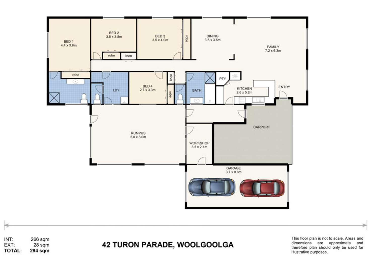 Floorplan of Homely house listing, 42 Turon Parade, Woolgoolga NSW 2456