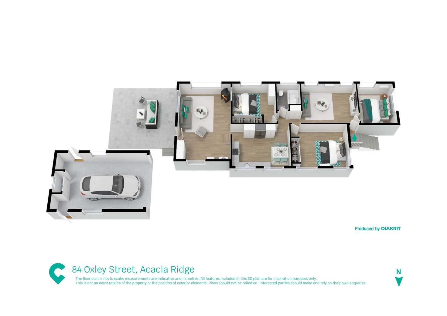 Floorplan of Homely house listing, 84 Oxley Street, Acacia Ridge QLD 4110