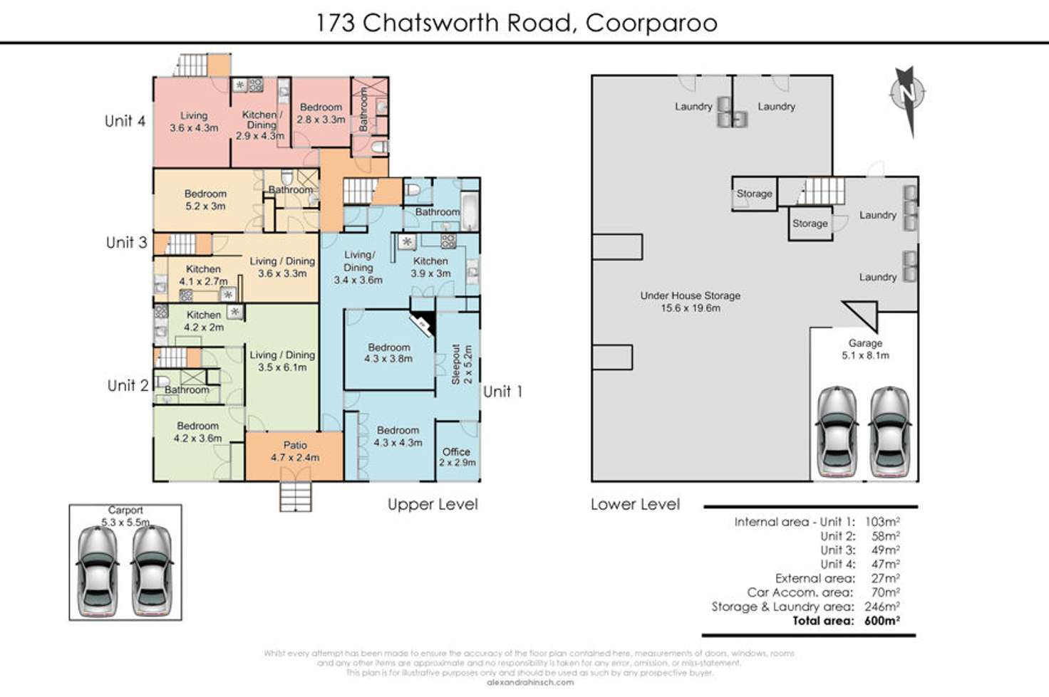 Floorplan of Homely blockOfUnits listing, 173 Chatsworth Road, Coorparoo QLD 4151