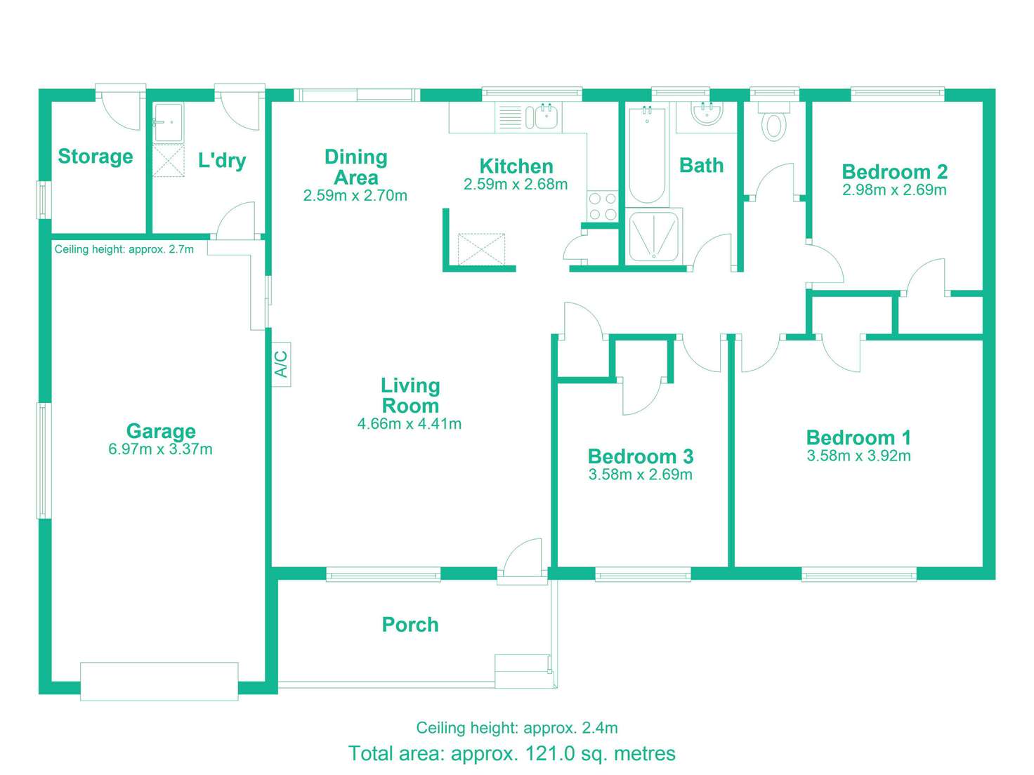 Floorplan of Homely house listing, 14 Landbury Street, Bald Hills QLD 4036