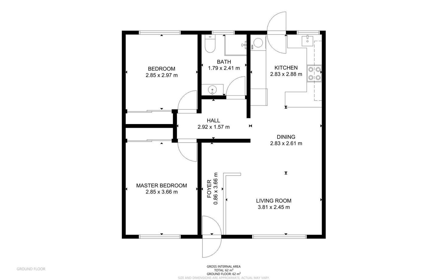 Floorplan of Homely unit listing, 3/267a Geddes Street, Centenary Heights QLD 4350