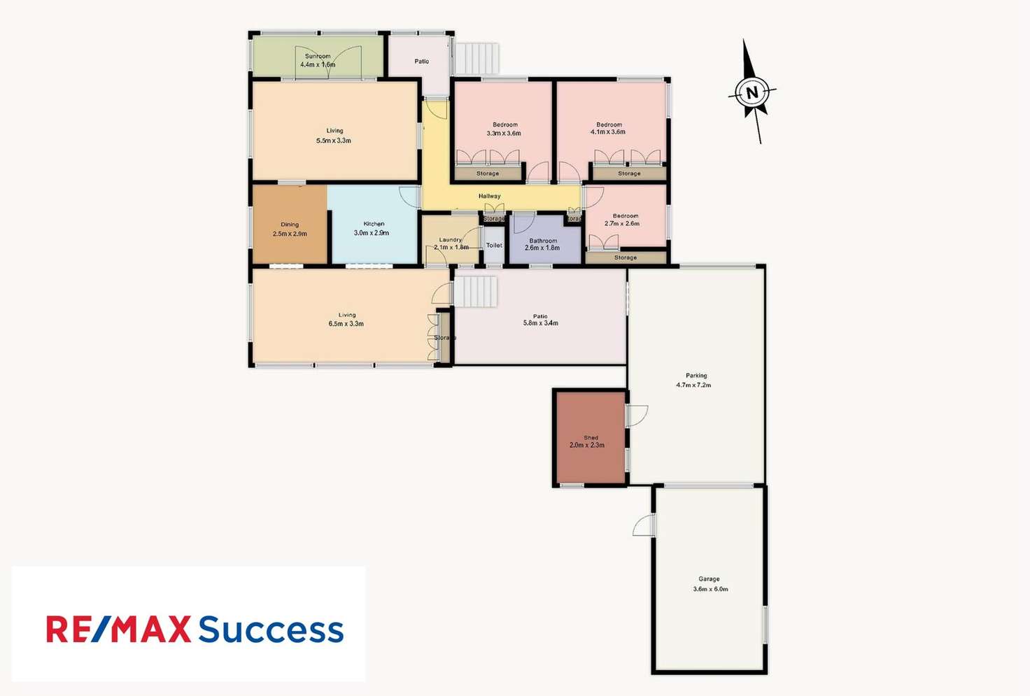 Floorplan of Homely house listing, 18 McNamara Street, Centenary Heights QLD 4350