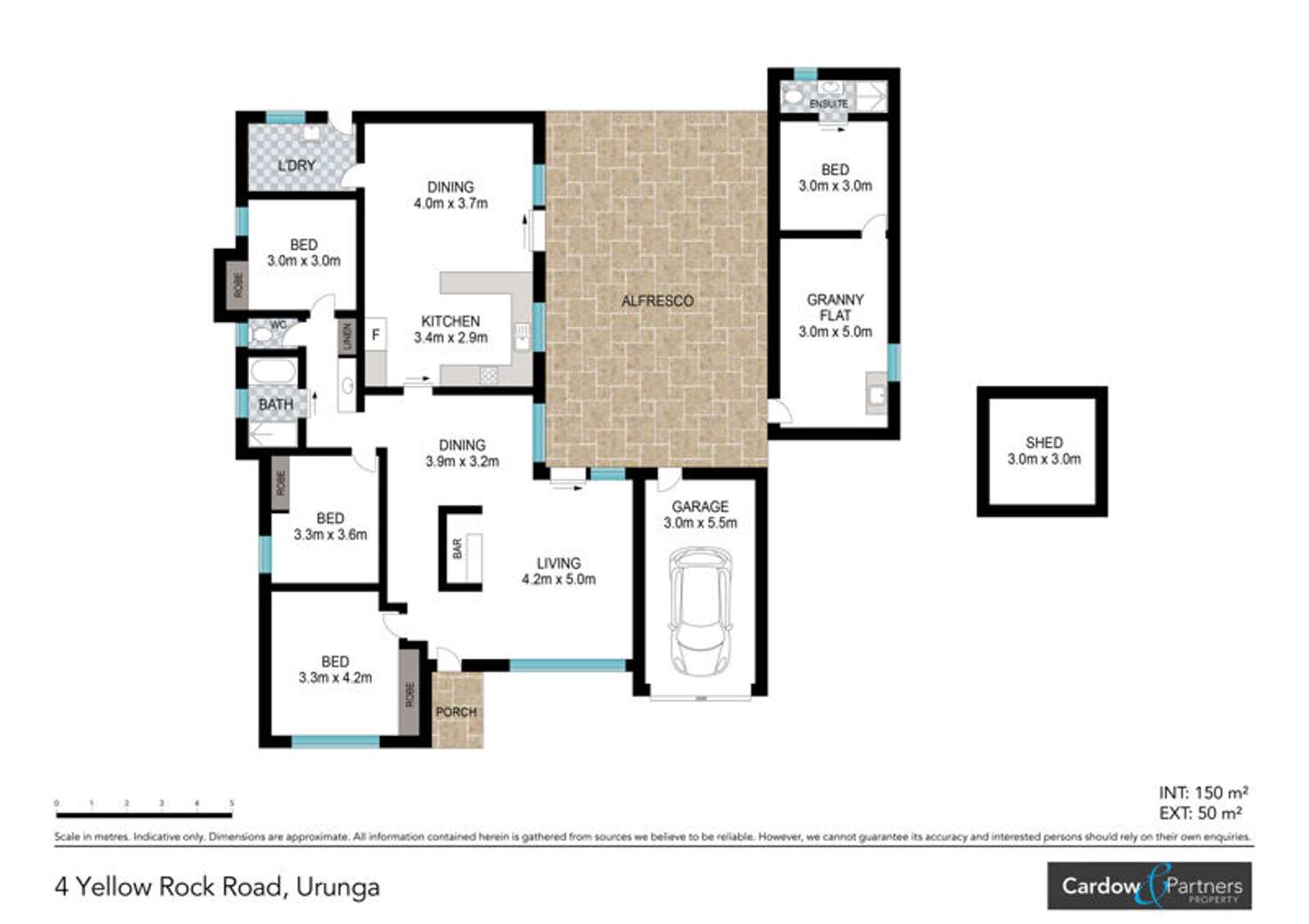 Floorplan of Homely house listing, 4 Yellow Rock Road, Urunga NSW 2455