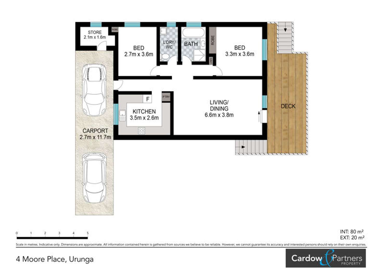 Floorplan of Homely house listing, 4 Moore Place, Urunga NSW 2455