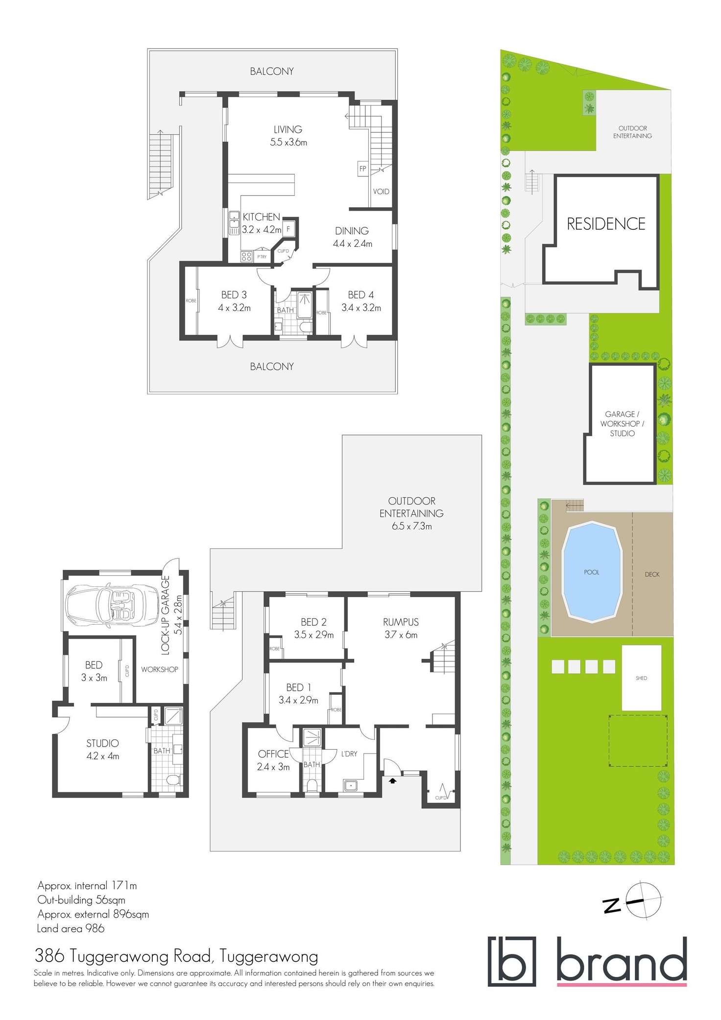 Floorplan of Homely house listing, 386 Tuggerawong Road, Tuggerawong NSW 2259